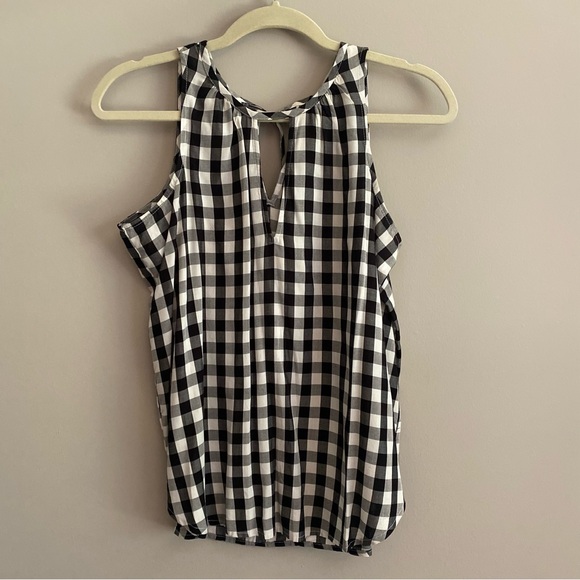 4️⃣for2️⃣0️⃣ LOFT Gingham Plaid Tank - Picture 3 of 8